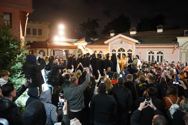 stock image ISTANBUL, TURKIYE - MAY 04, 2024: Celebration of Easter in Ecumenical Patriarchate of Constantinople, Istanbul