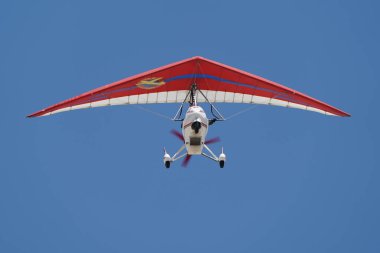 ESKISEHIR, TURKIYE - 16 Eylül 2023: Türk Havacılık Derneği Aeros 2 Sivrihisar SHG Hava Gösterisinde sergilendi