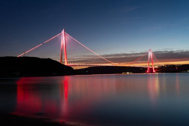 Yavuz Sultan Selim Bridge in Istanbul City, Turkiye