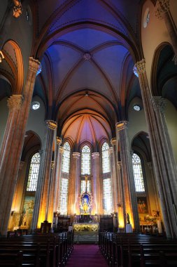 İSTANBUL, TURKIYE - 27 Nisan 2024: İstanbul 'daki Aziz Anthony Kilisesi