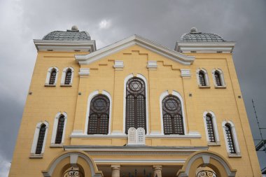 Türkiye 'nin Edirne şehrinin Büyük Sinagogu