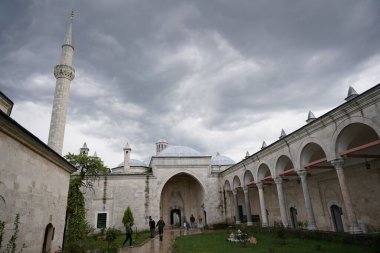 EDIRNE, TURKIYE - APRIL 07, 2024: Complex of Sultan Bayezid II in Edirne City. Complex used as hospital, medical center. clipart