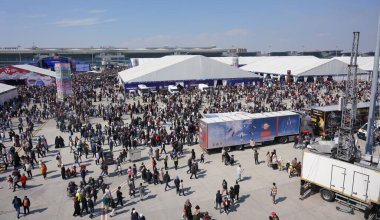 İSTANBUL, TURKIYE - 30 Nisan 2023: İstanbul Teknofest 'in Genel Görünümü