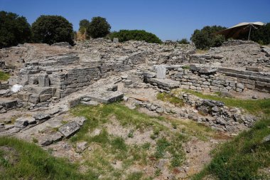 Türkiye 'nin Çanakkale şehrindeki Truva antik kenti