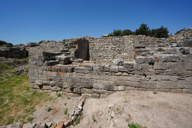 Türkiye 'nin Çanakkale şehrindeki Truva antik kenti