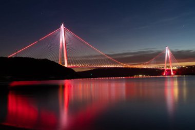 Yavuz Sultan Selim Bridge in Istanbul City, Turkiye