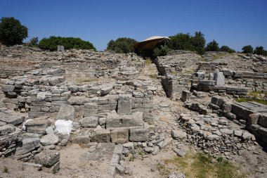 Türkiye 'nin Çanakkale şehrindeki Truva antik kenti