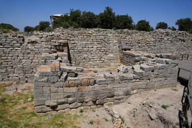 Türkiye 'nin Çanakkale şehrindeki Truva antik kenti