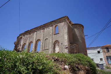 Old Building in Ayvalik Town, Balikesir City, Turkiye clipart