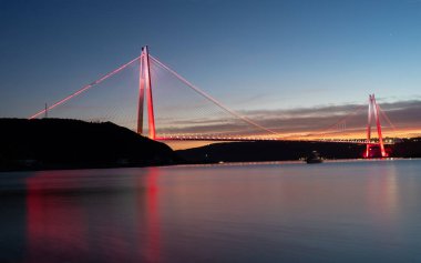 Yavuz Sultan Selim Bridge in Istanbul City, Turkiye
