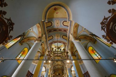 BALIKESIR, TURKIYE - 20 Haziran 2024: Ayvalik 'teki Cunda Taksiyarhis Kilisesi