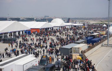 İSTANBUL, TURKIYE - 30 Nisan 2023: İstanbul Teknofest 'in Genel Görünümü