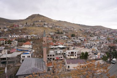 KONYA, TURKIYE - 17 ARALIK 2023: Konya 'daki Sille Town' un Genel Görünümü