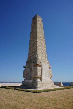 CANAKKALE, TURKIYE - JUNE 18, 2024: Cape Helles Memorial in Gallipoli clipart