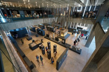 CANAKKALE, TURKIYE - 19 Haziran 2024: Canakkale 'deki Truva antik şehir müzesi