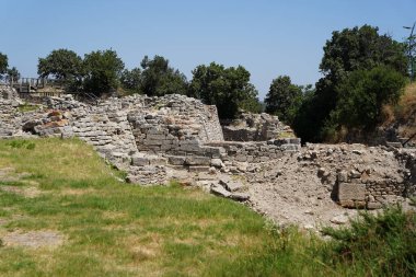 Türkiye 'nin Çanakkale şehrindeki Truva antik kenti
