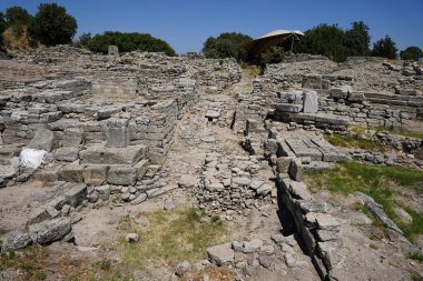 Türkiye 'nin Çanakkale şehrindeki Truva antik kenti
