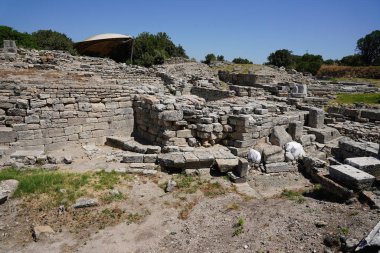 Türkiye 'nin Çanakkale şehrindeki Truva antik kenti
