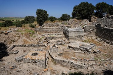 Türkiye 'nin Çanakkale şehrindeki Truva antik kenti