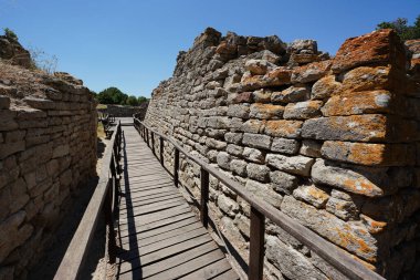 Troy ancient city in Canakkale City, Turkiye clipart