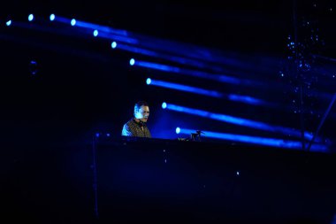 İSTANBUL, TURKIYE - Ağustos 08, 2024: İstanbul 'da DJ Tiesto Konseri