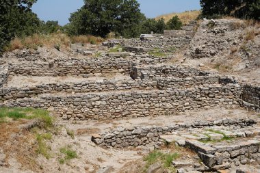 Türkiye 'nin Çanakkale şehrindeki Truva antik kenti