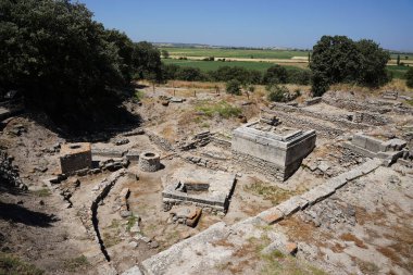 Türkiye 'nin Çanakkale şehrindeki Truva antik kenti