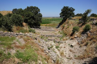 Türkiye 'nin Çanakkale şehrindeki Truva antik kenti