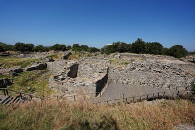 Türkiye 'nin Çanakkale şehrindeki Truva antik kenti