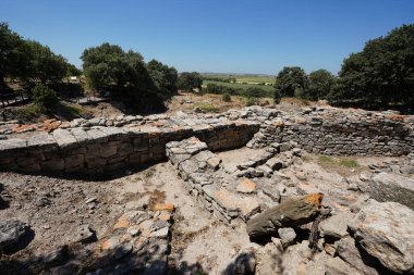 Türkiye 'nin Çanakkale şehrindeki Truva antik kenti