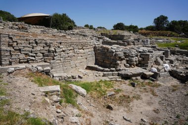 Türkiye 'nin Çanakkale şehrindeki Truva antik kenti