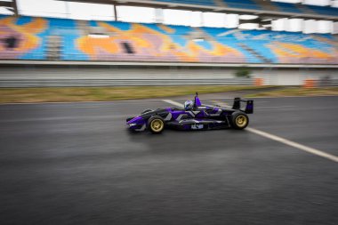 ISTANBUL, TURKIYE - SEPTEMBER 07, 2024: Formula 3 Car in Istanbul Park Circuit during Turkish Touring Car Championships clipart