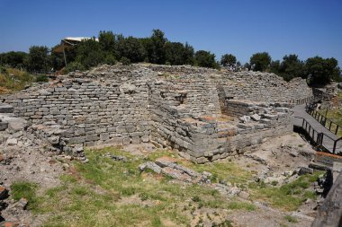 Troy ancient city in Canakkale City, Turkiye clipart