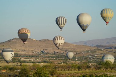 Kapadokya 'da Sıcak Hava Balonları, Nevsehir Şehri, Türkiye