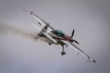 ESKISEHIR, TURKIYE - 22 EPTEMBER 2024: Sivrihisar SHG Airshow 'da Özel EA 300 / L (006-731) görüntüsü