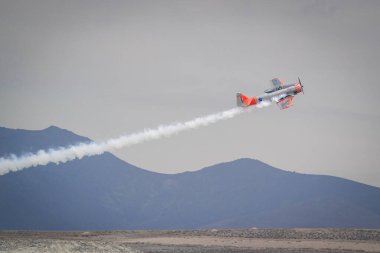 ESKISEHIR, TURKIYE - 22 Eylül 2024: Sivrihisar SHG Hava Gösterisinde Özel Kuzey Amerika AT-6G Texan (SA079)