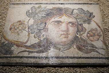 GAZIANTEP, TURKIYE - Şubat 01, 2025: Zeugma Mozaik Müzesinde Mozaik