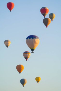 Kapadokya 'da Sıcak Hava Balonları, Nevsehir Şehri, Türkiye