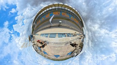 İSTANBUL, TURKIYE - EYLÜL 07 Eylül 2024: İstanbul Parkı Pisti Genel Görünümü