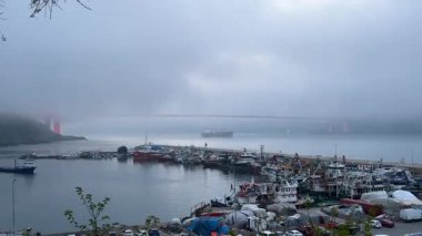 İstanbul, Poyrazkoy Limanı 'ndaki balıkçı tekneleri, Türkiye