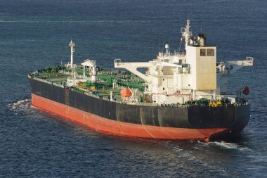 A Tanker Ship Carrying Liquids Between Ports
