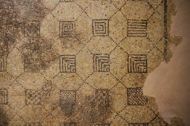 GAZIANTEP, TURKIYE - Şubat 01, 2025: Zeugma Mozaik Müzesinde Mozaik