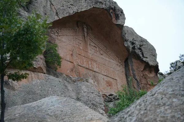 Phrygian Vadisi 'ndeki anıt, Eskisehir Şehri, Türkiye