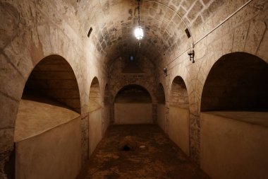 MARDIN, TURKIYE - Şubat 03, 2025: Midyat Town, Mardin 'deki Mor Gabriel Manastırı