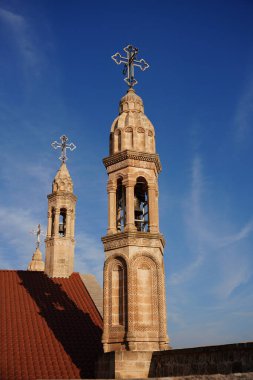 Midyat 'taki Mor Gabriel Manastırı, Mardin Şehri, Türkiye