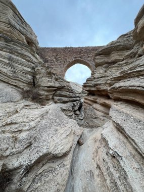 Sille Town 'daki Rocky Köprüsü, Konya Şehri, Türkiye