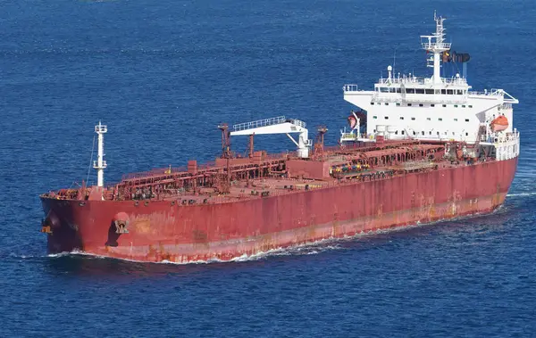 A Tanker Ship Carrying Liquids Between Ports