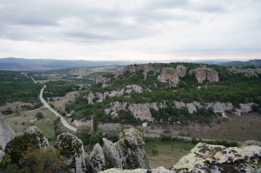 Phrygian Vadisi 'ndeki Kaya oluşumları, Eskisehir Şehri, Türkiye