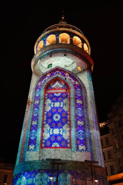 Beyoğlu 'ndaki Galata Kulesi, İstanbul Şehri, Türkiye