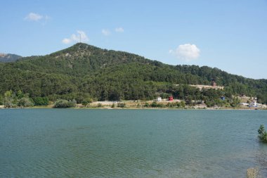 Goynuk Kasabası 'ndaki Cubuk Gölü, Bolu Şehri, Türkiye